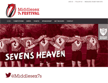 Tablet Screenshot of middlesex7s.com